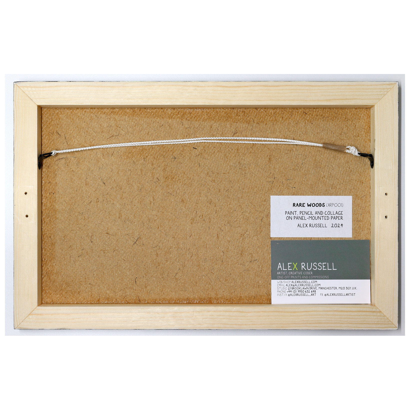 Rare Woods by Alex Russell (back)