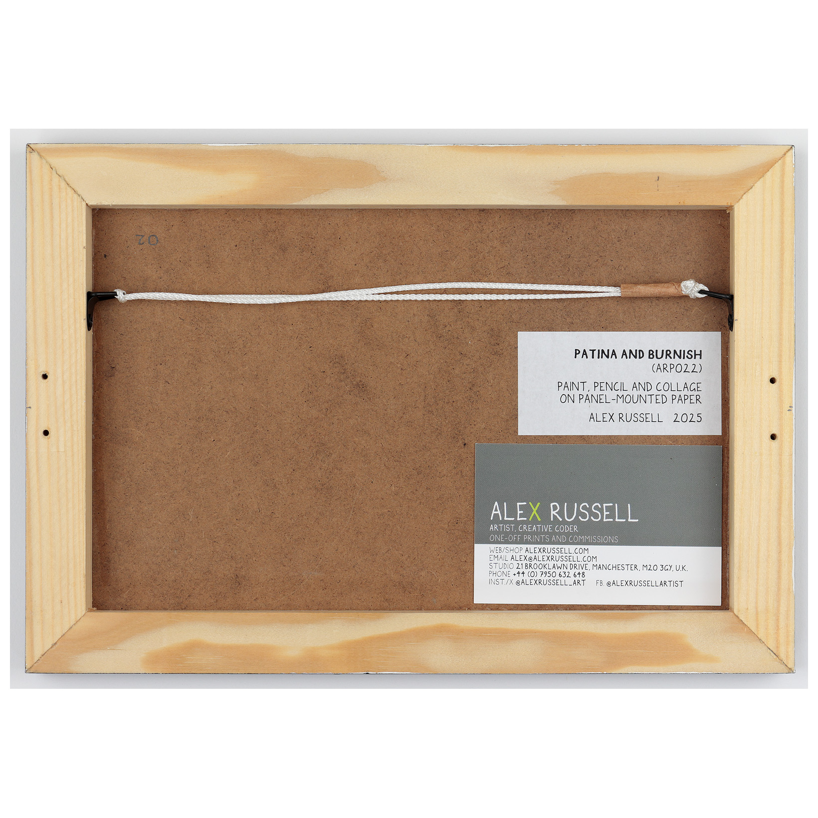 Patina And Burnish by Alex Russell (back)