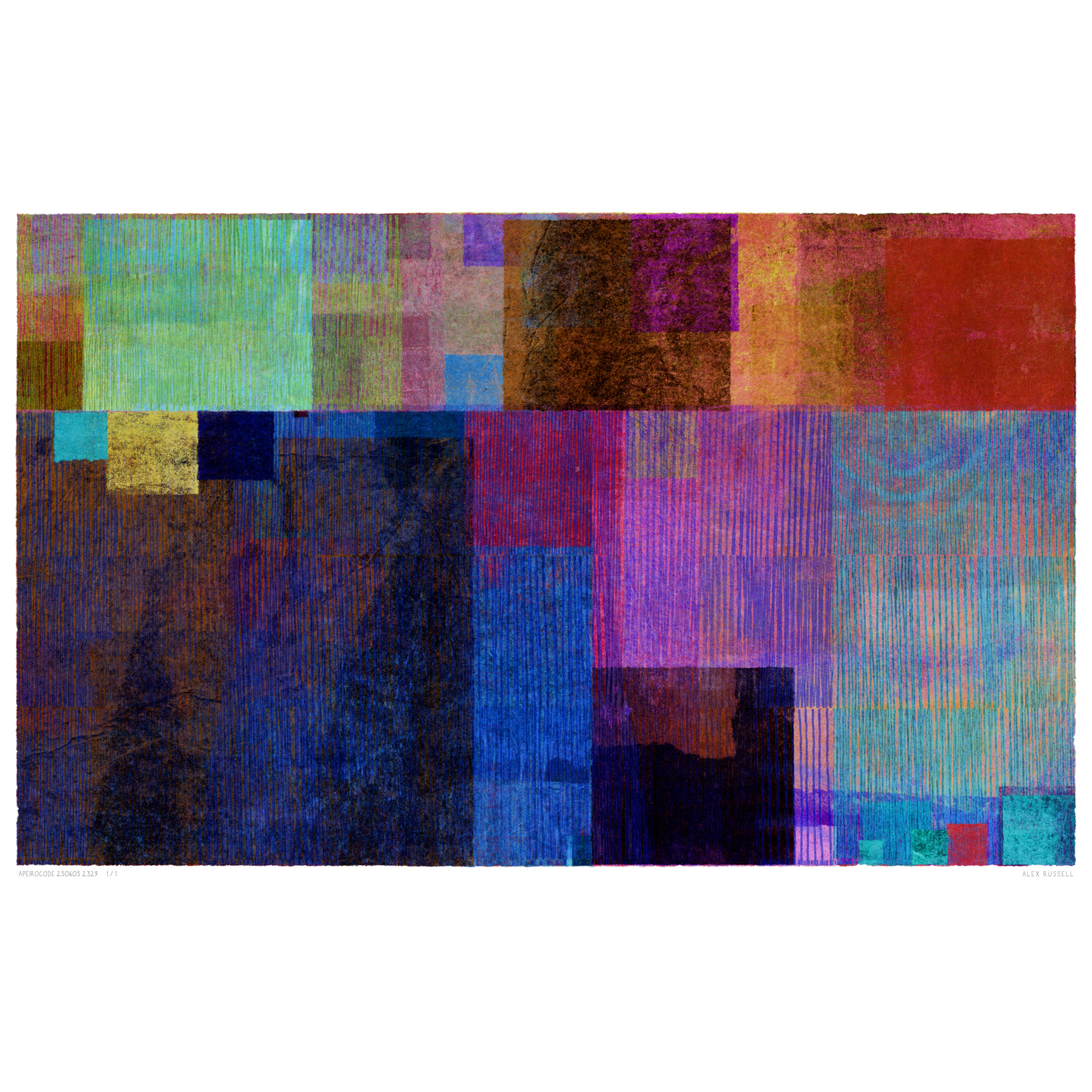 ApeiroCode 250605 2329 by Alex Russell (print close-up)