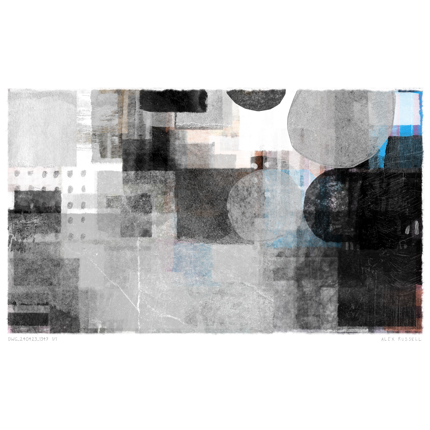 Dancing With Ghosts 240423 1347 by Alex Russell (print close-up)