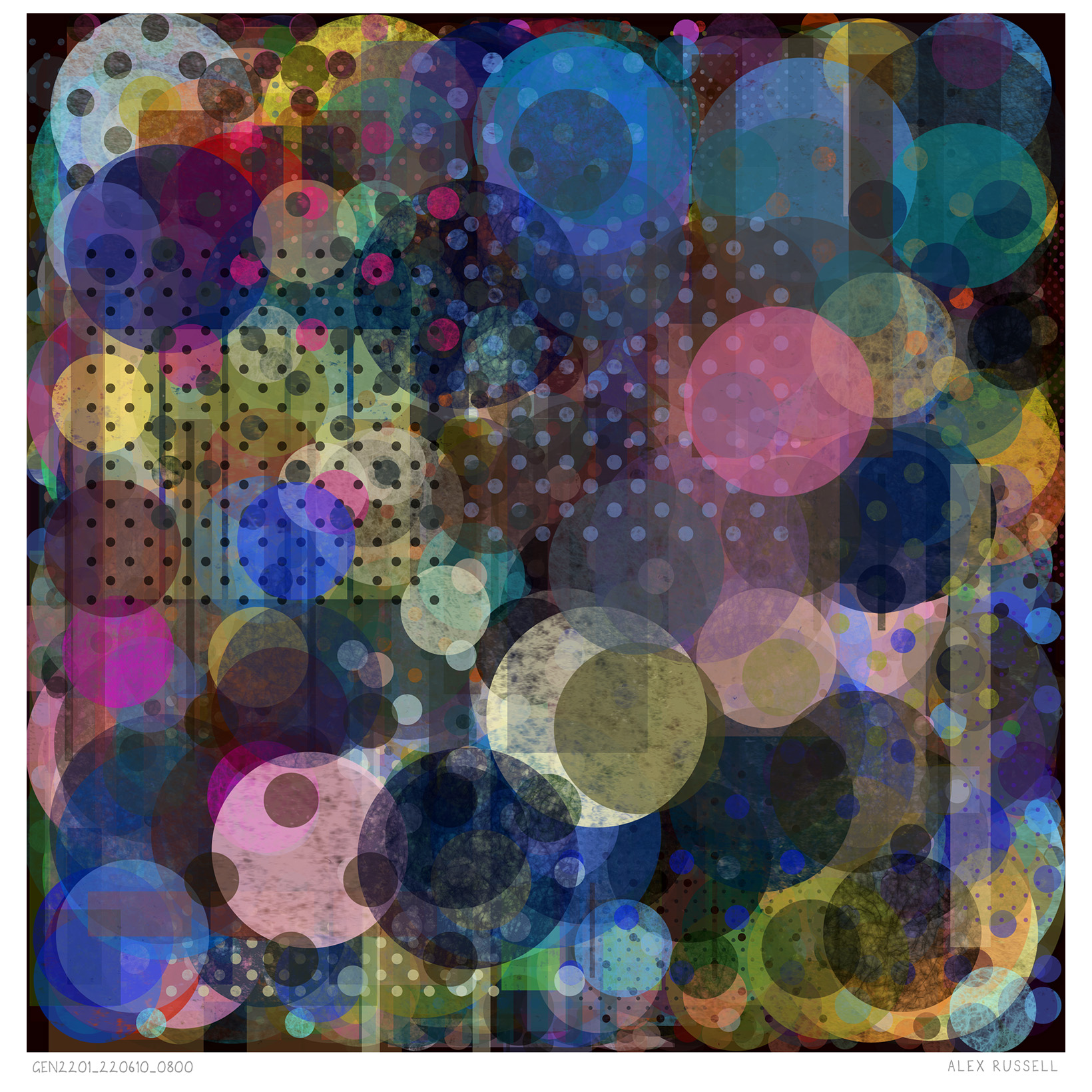 Ten Thousand G2201 220610 0800 by Alex Russell (print close-up)