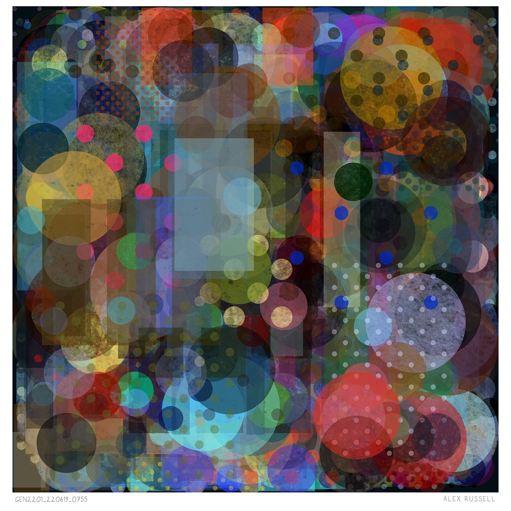 Ten Thousand G2201 220619 0755 by Alex Russell (print close-up)