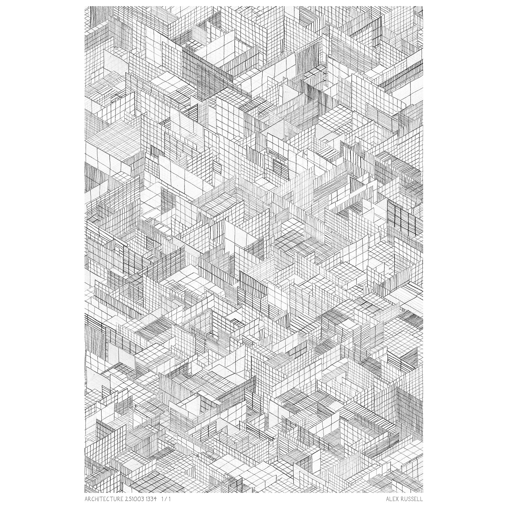 Architecture G2209 251003 1334 by Alex Russell (print close-up)