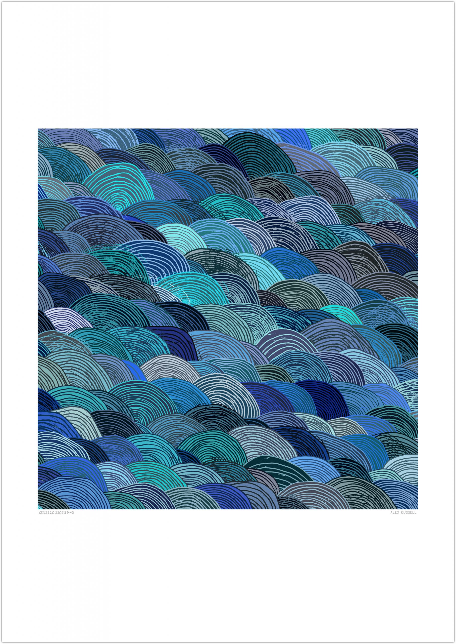 Sea Of Shapes G2220 250515 1445 by Alex Russell