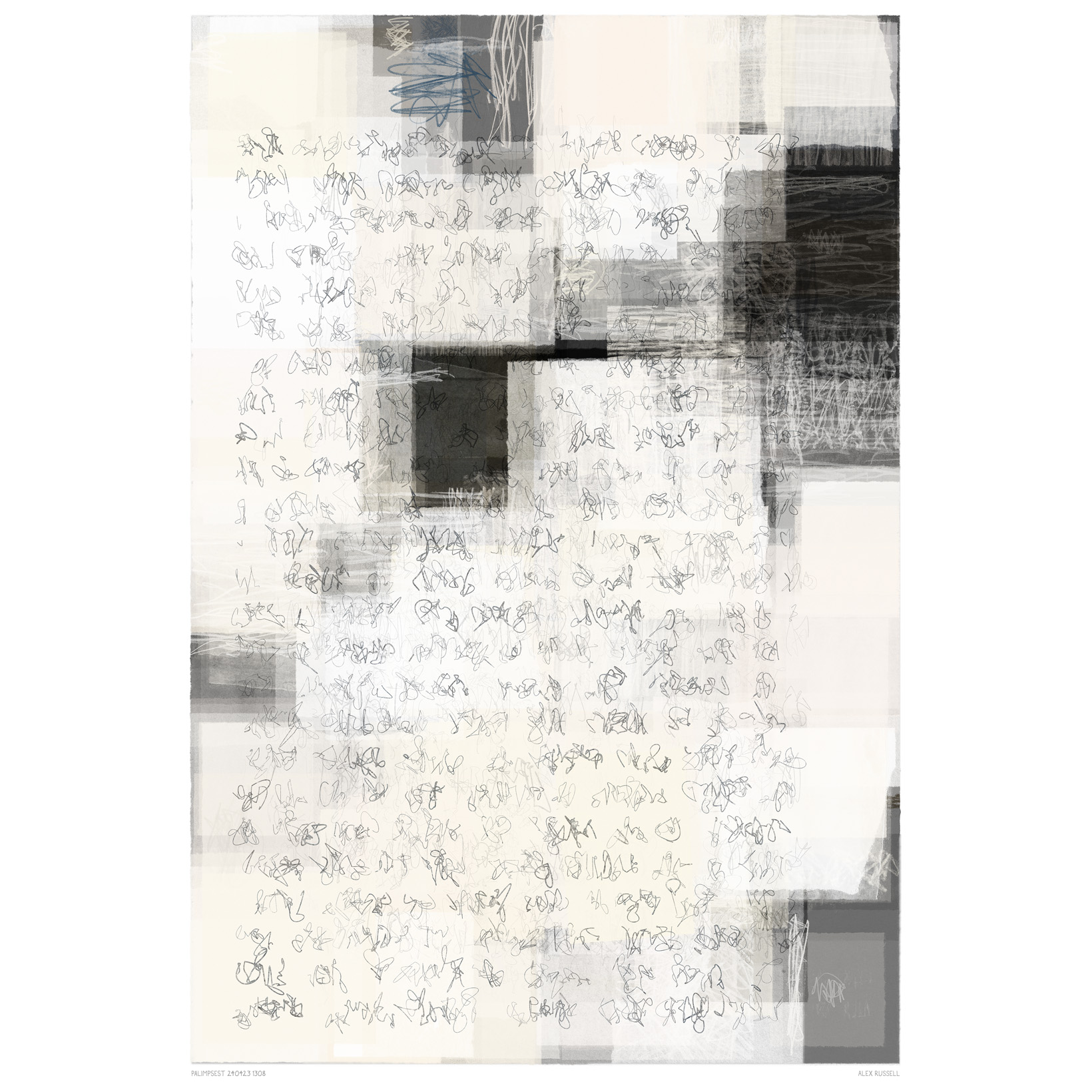 Palimpsest 240423 1308 by Alex Russell (print close-up)