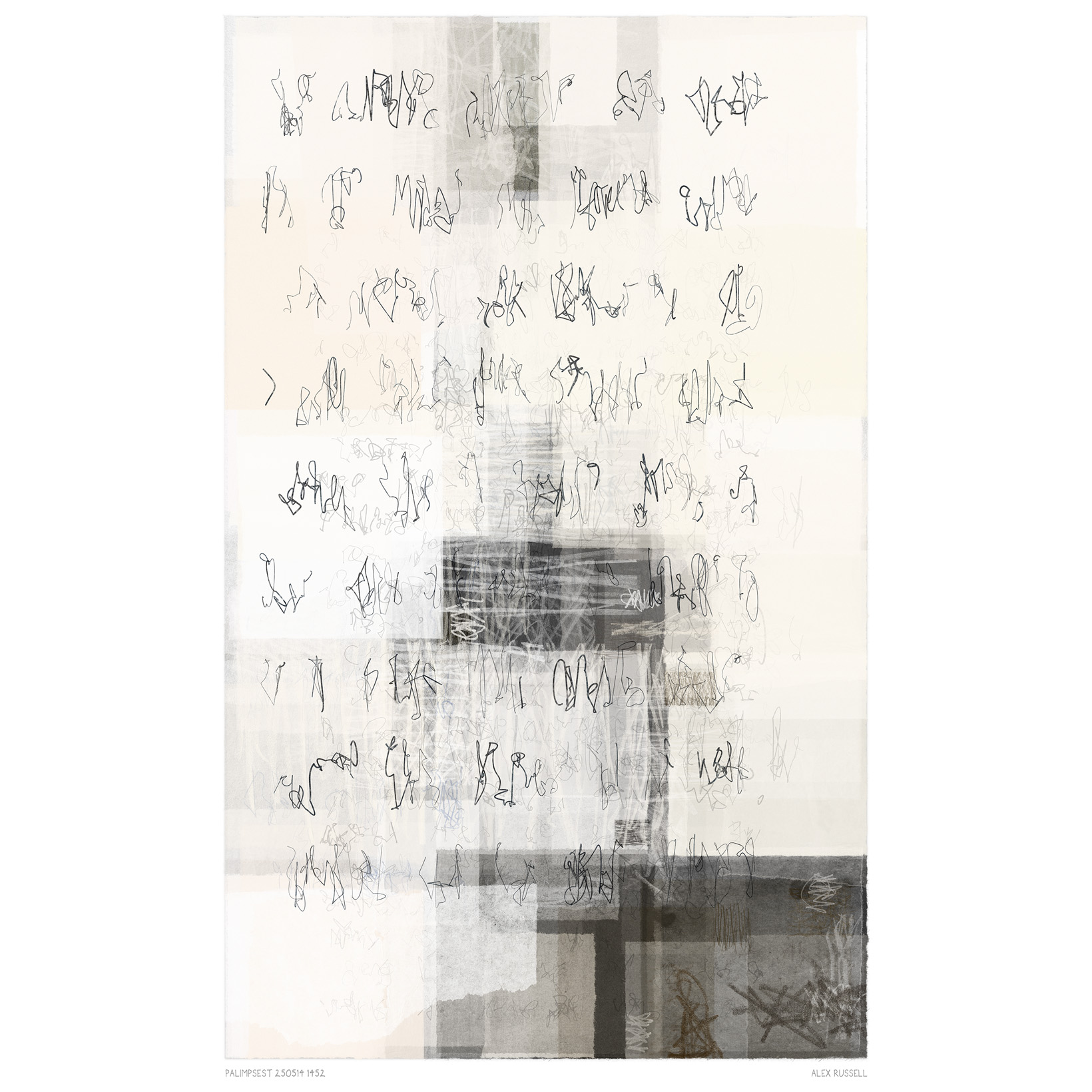 Palimpsest 250514 1452 by Alex Russell (print close-up)